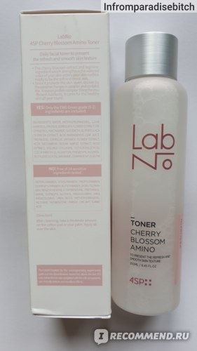 Тонер LabNo C аминокислотой и вытяжкой из цветов вишни 4SP фото