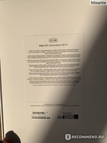 Планшет Apple iPad 10.2" Wi-Fi 32 GB Space Gray 2020 фото