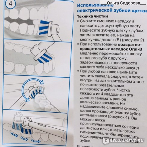режимы чистки зубной щетки