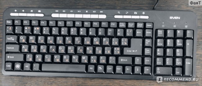 Клавиатура SVEN Standard 309 M проводная фото