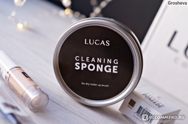 Спонж для очистки кистей Lucas Cosmetics Cleaning Sponge