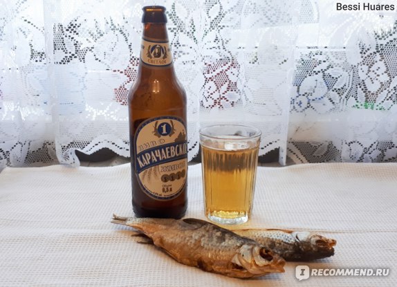 Пиво Карачаевский пивзавод Карачаевское живое №1 фото