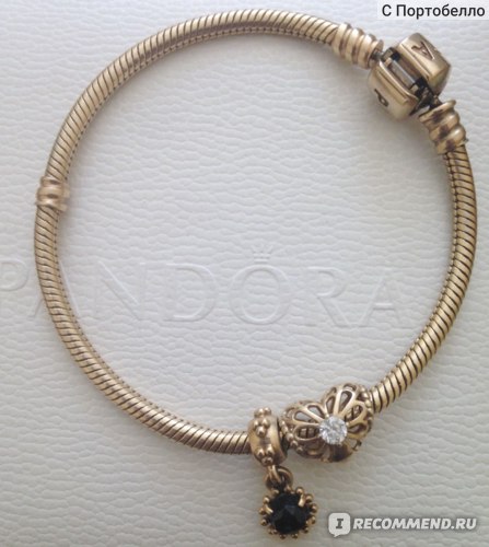 Ювелирные изделия Pandora Браслет артикул 550702 из золота 585 пробы -«Теперь точно самый любимый :)! Лучший из всех браслетов бренда Pandora-конечно же золотой!»