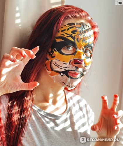 Тканевая маска для лица Bioaqua Animal tiger Supple mask