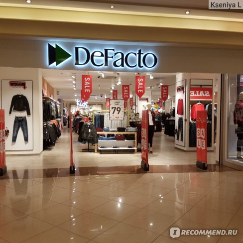 Магазин Одежды Турецкого Бренда Defacto