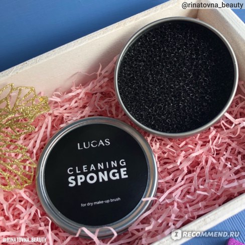 Спонж для очистки кистей Lucas Cosmetics Cleaning Sponge фото