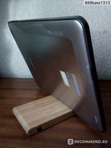 Подставка для смартфона/планшета IKEA БЕРГЕНЕС (бамбук) фото