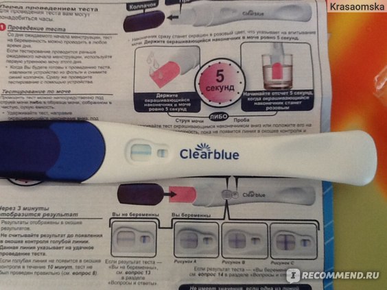 Тест на беременность CLEARBLUE Compact, 2 шт.