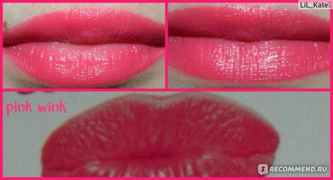 Pink wink -чарующий розовый- к сожалению забился в складки губ. 