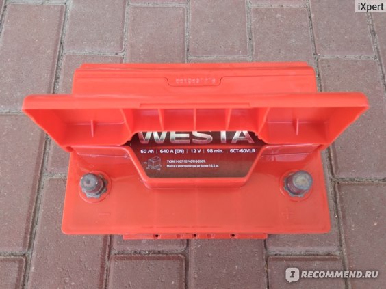 Аккумуляторы Westa Red фото