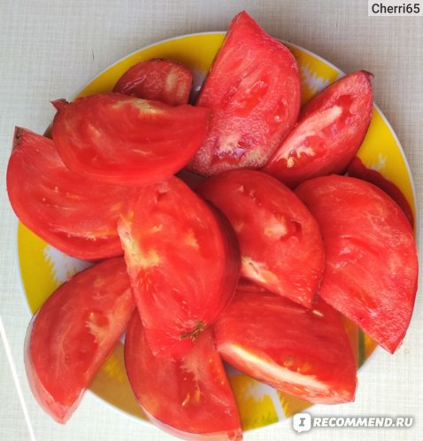 Томат Командир полка, Сибирский сад - «Крупноплодный сорт томата, урожайныйи вкусный. Для цельного употребления, соков и других заготовок. Достойныйсорт, должен быть у каждого дачника.»