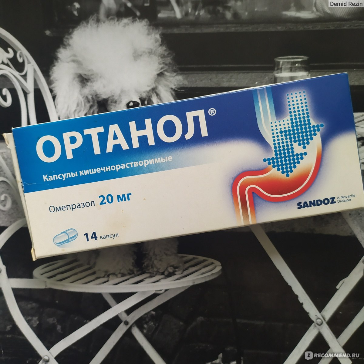 Лекарственный препарат Ортанол - «Ортанол – лечение изжоги при гастрите .