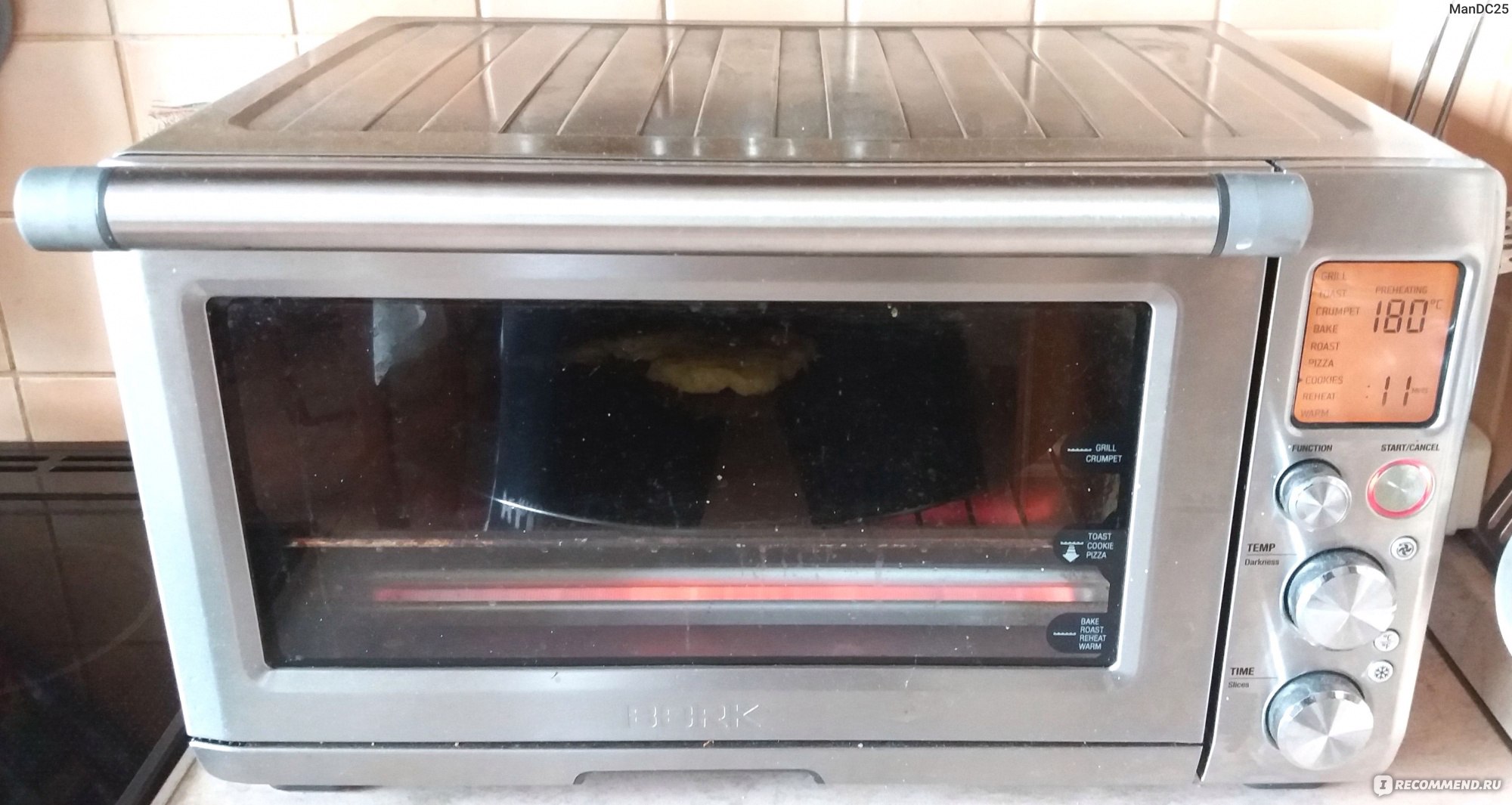 Мини-печь Bork W500 - «Удобная компактная печка стильного дизайна» | отзывы