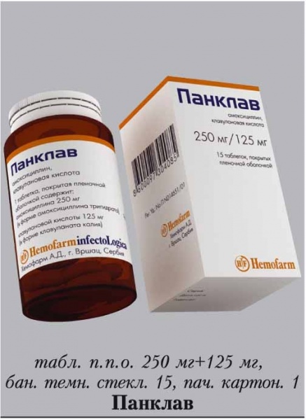 Антибиотик Hemofarm Панклав - «Панклав, он же амоксициллин. Укакошит .