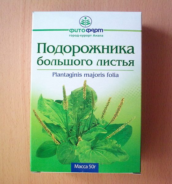 Лекарственные травы Фитофарм Подорожника большого листья. | отзывы