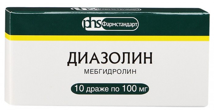 Средства для лечения аллергии Фармстандарт Диазолин (Мебгидролин) | отзывы