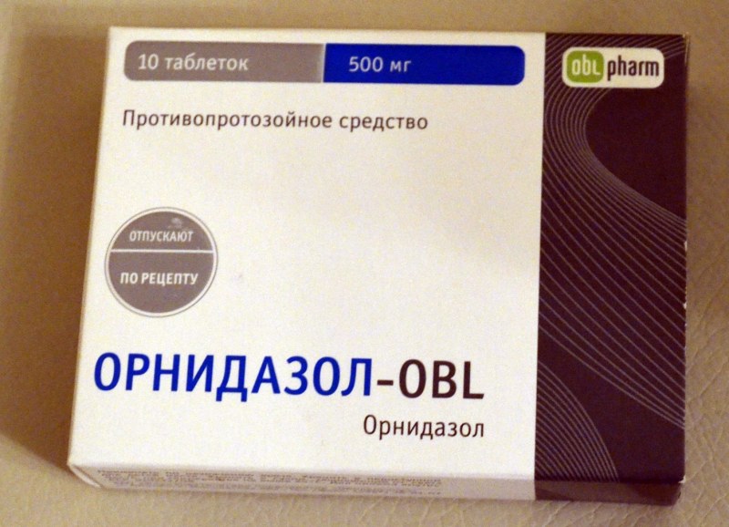 Таблетки Оболенское ФП Орнидазол-OBL - «Головокружение,головная боль и .