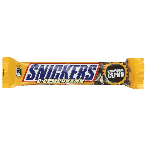 Шоколад Mars Snickers с семечками | отзывы