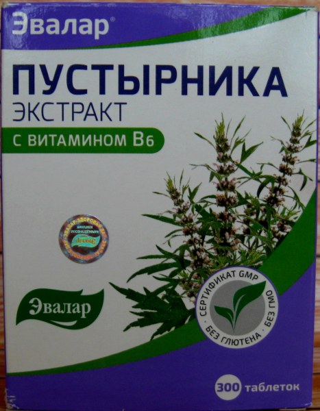 БАД Эвалар Пустырника экстракт с витамином В6 | отзывы